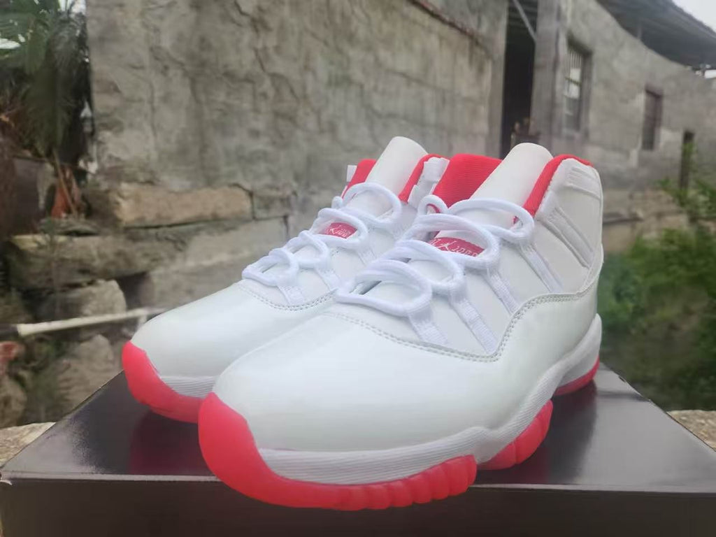 Air Jordan 11 Retro Custom 'Varsity Red Bottom'