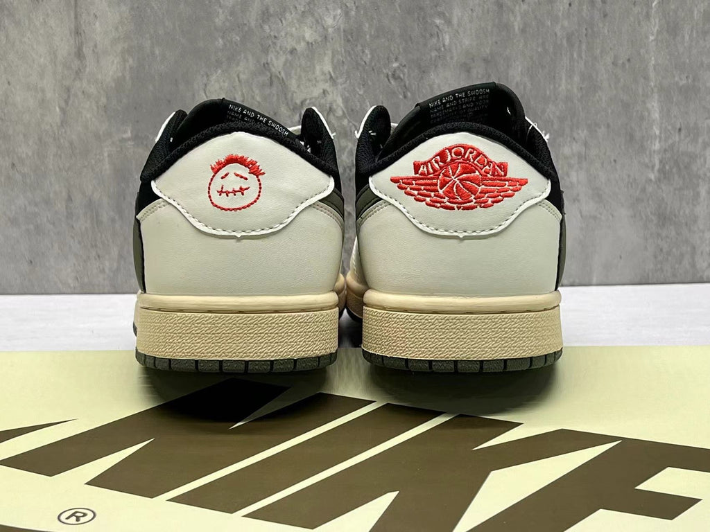 Air Jordan 1 Low TS 5.0 Medium Olive Reverse Hook