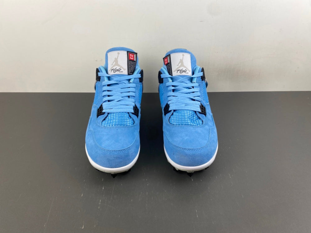 Air Jordan 4 Retro Custom Golf Shoe — University Blue