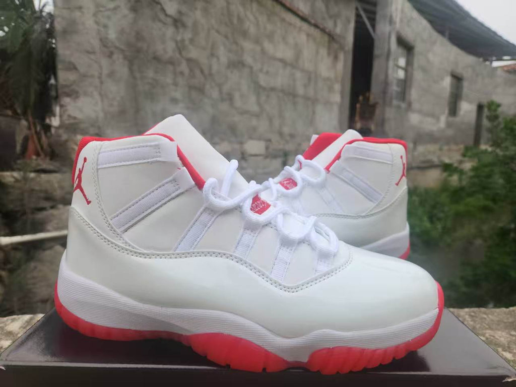 Air Jordan 11 Retro Custom 'Varsity Red Bottom'