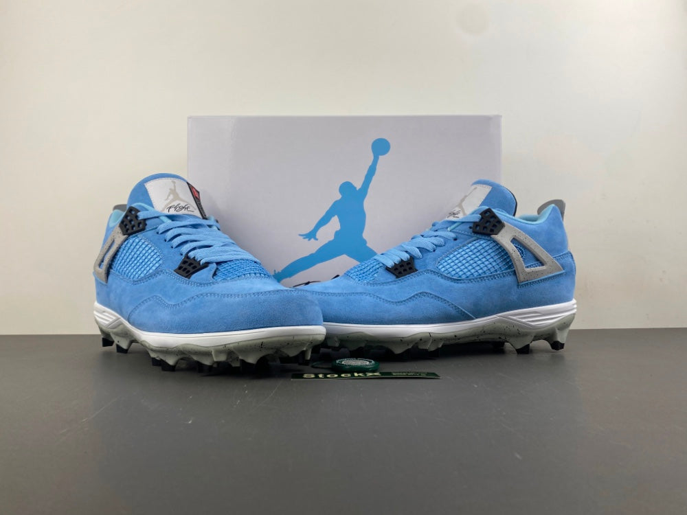 Air Jordan 4 Retro Custom Golf Shoe — University Blue