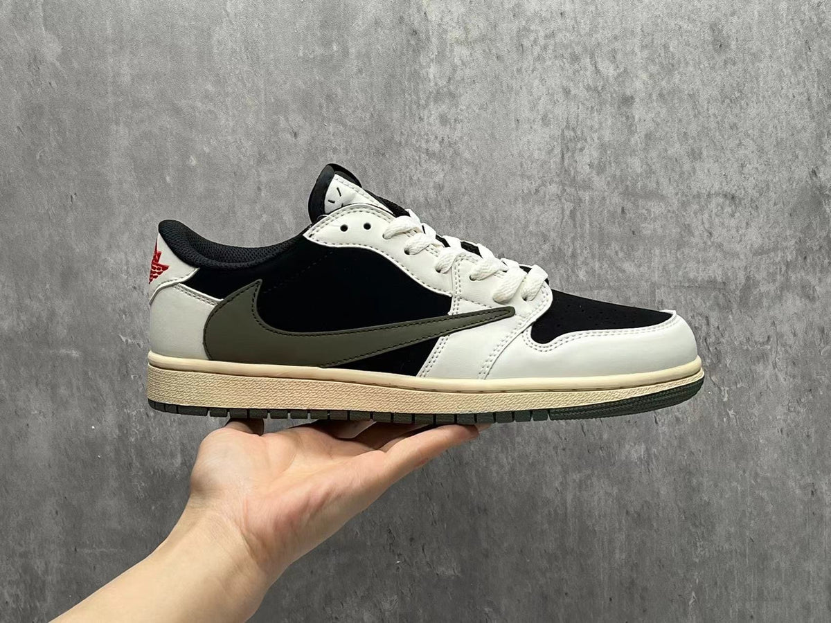 Air Jordan 1 Low TS 5.0 Medium Olive Reverse Hook