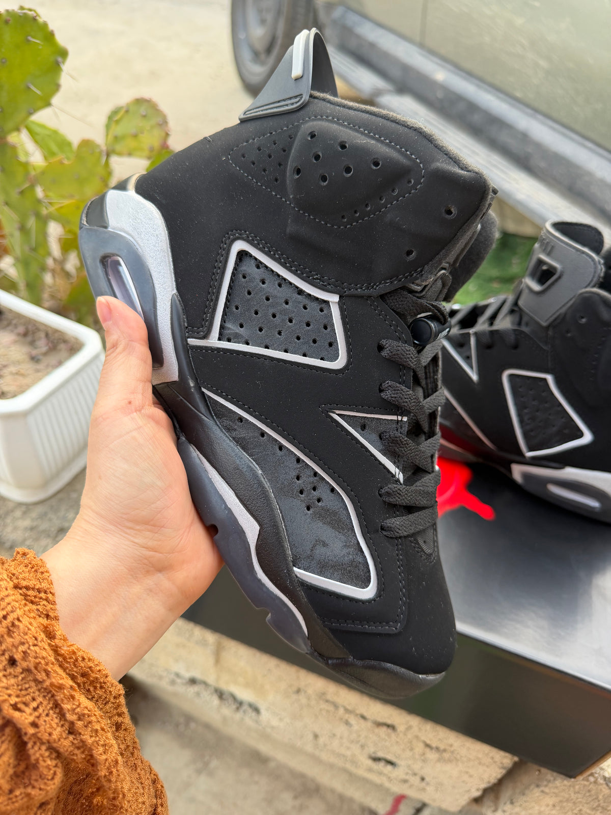 Air Jordan 6 Retro 'Black/Reflect Silver' (IR2266-010)