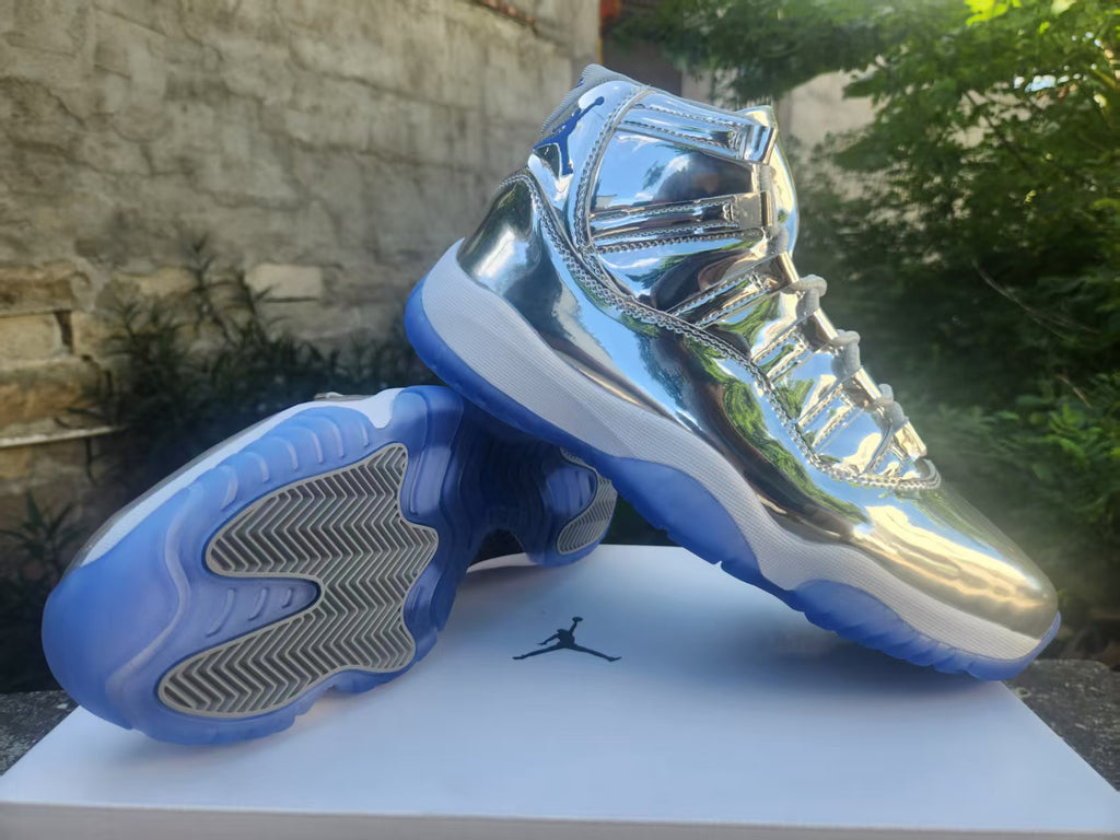 Air Jordan 11 'Metallic Silver Blue' (AR0715-100)