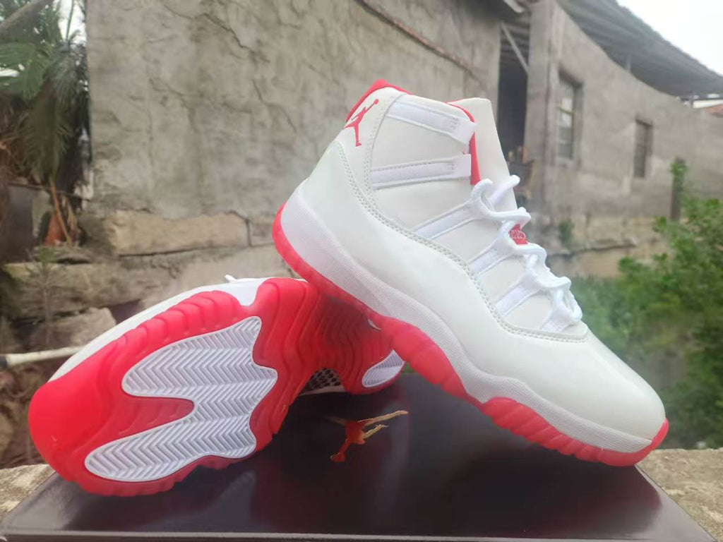 Air Jordan 11 Retro Custom 'Varsity Red Bottom'