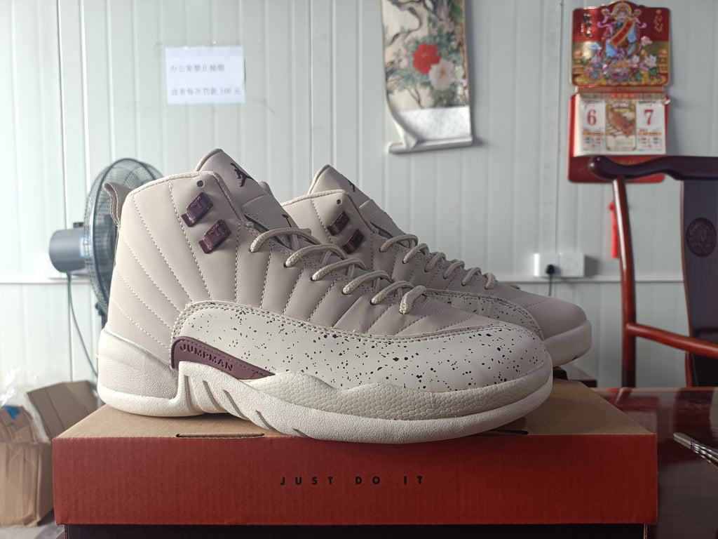 Women’s Air Jordan 12 Retro Egg Nog Light Orewood Brown
