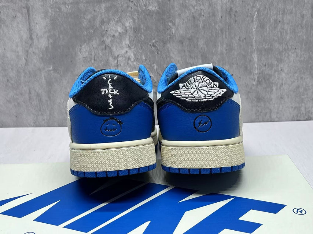 Air Jordan 1 Low WhiteBlue Lightning