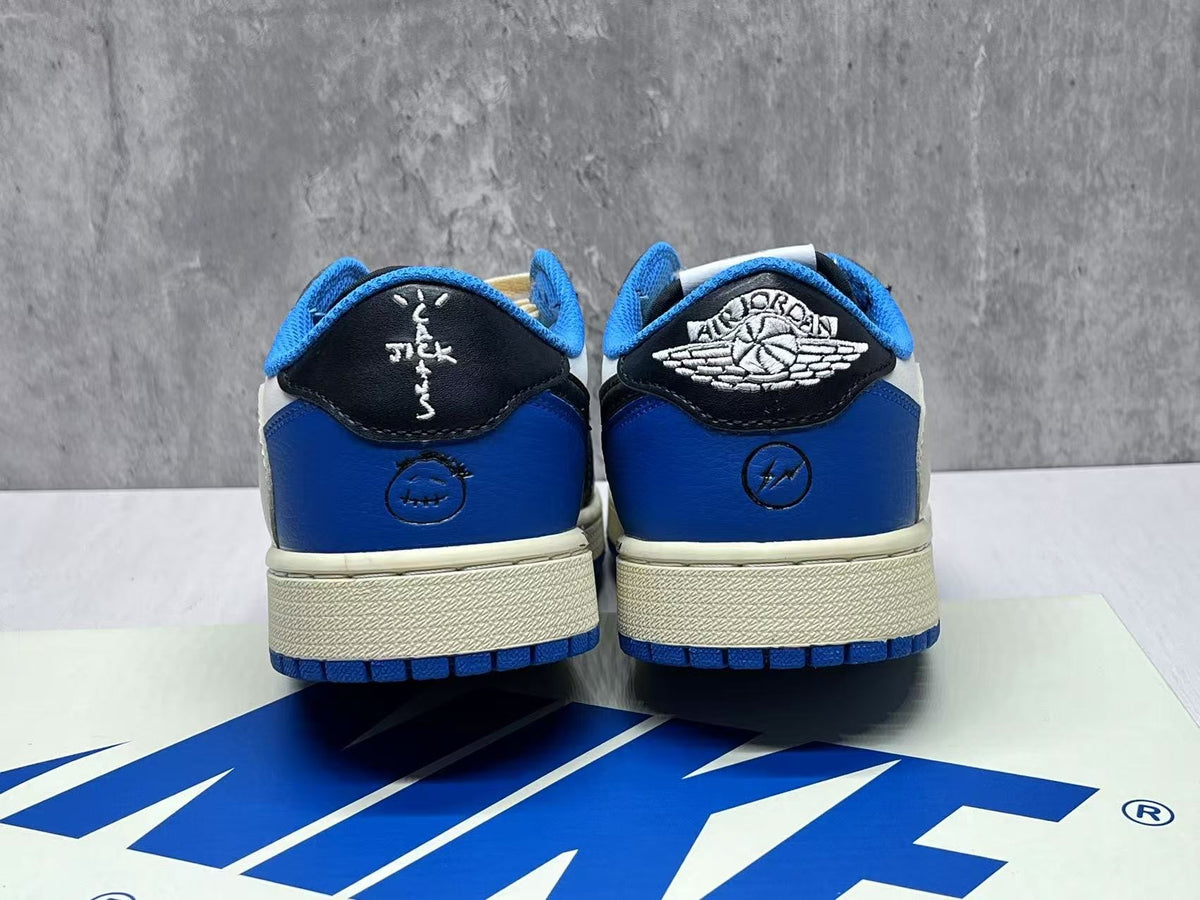 Air Jordan 1 Low WhiteBlue Lightning