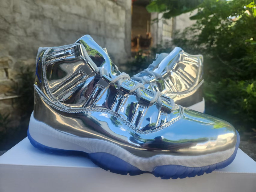 Air Jordan 11 'Metallic Silver Blue' (AR0715-100)