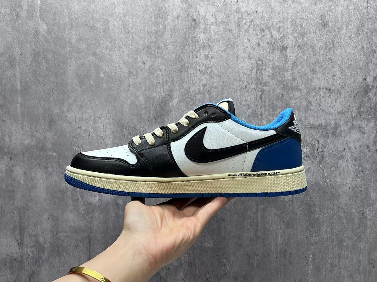 Air Jordan 1 Low WhiteBlue Lightning